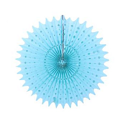 Фант с перфорацией 2 30 см голубой