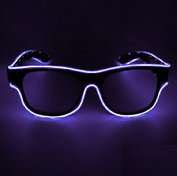 Очки светящиеся беспроводные, светло-розовый