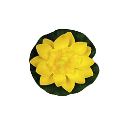Плавающая раскрытая Лилия 10х10 см, лимонный