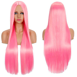 Парик прямой длинный без челки 80 см 2895