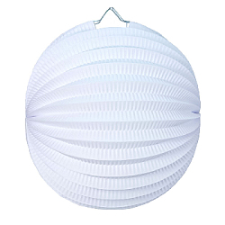 Подвесной фонарик "Аккордеон" 32 см, белый